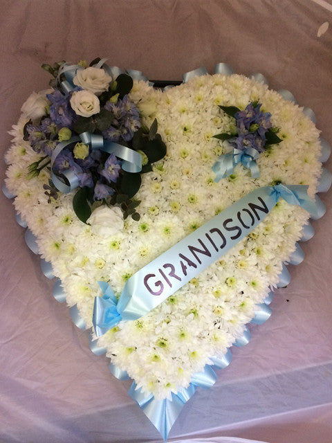 Massed Heart Tribute - Alan Brown Flowers