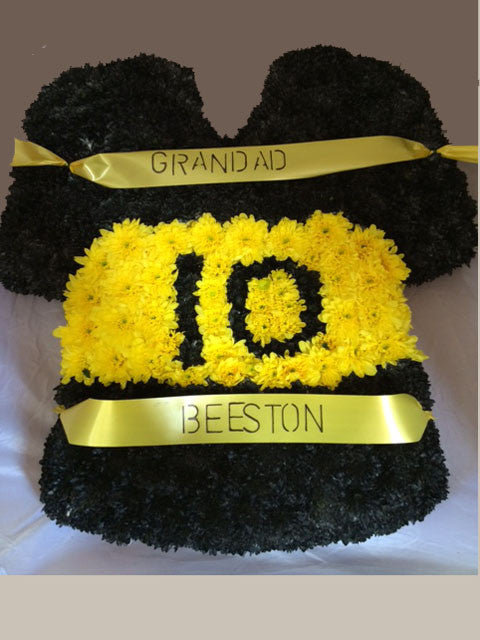 Football or Rugby Shirt Tribute - Alan Brown Flowers