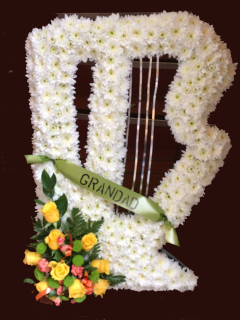 Harp tribute - Alan Brown Flowers