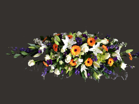 Mixed Coffin Spray - Alan Brown Flowers