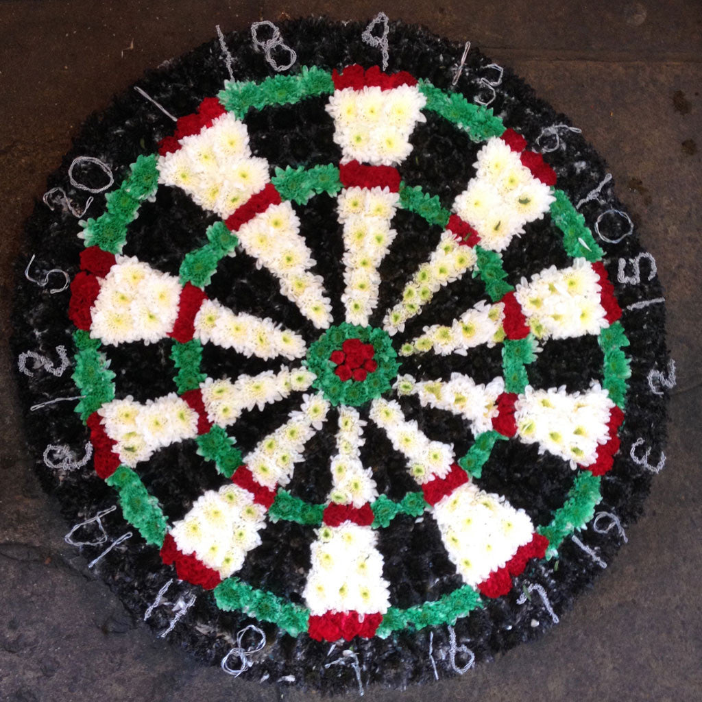 Dartboard - Alan Brown Flowers
