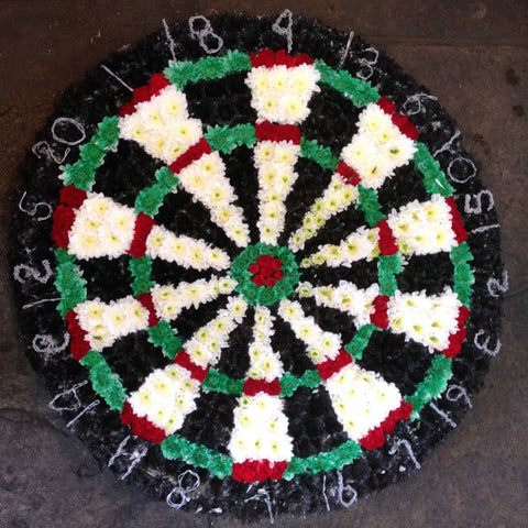 Dartboard - Alan Brown Flowers