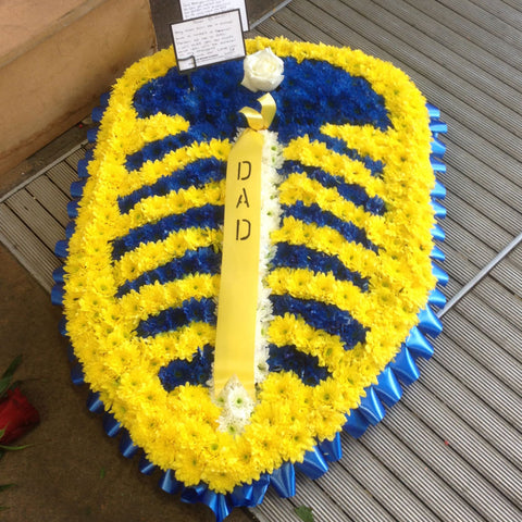 Leeds United Badge Tribute - Alan Brown Flowers